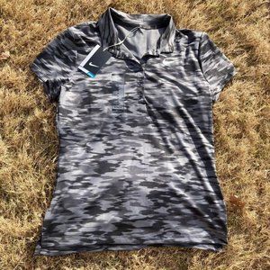 BWT Women’s Nike Black/Gray Golf Polo Shirt Size Medium